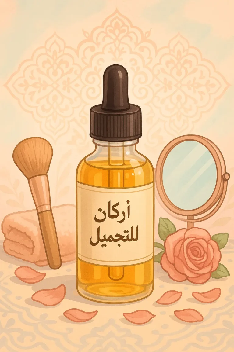 زيت أركان للتجميل